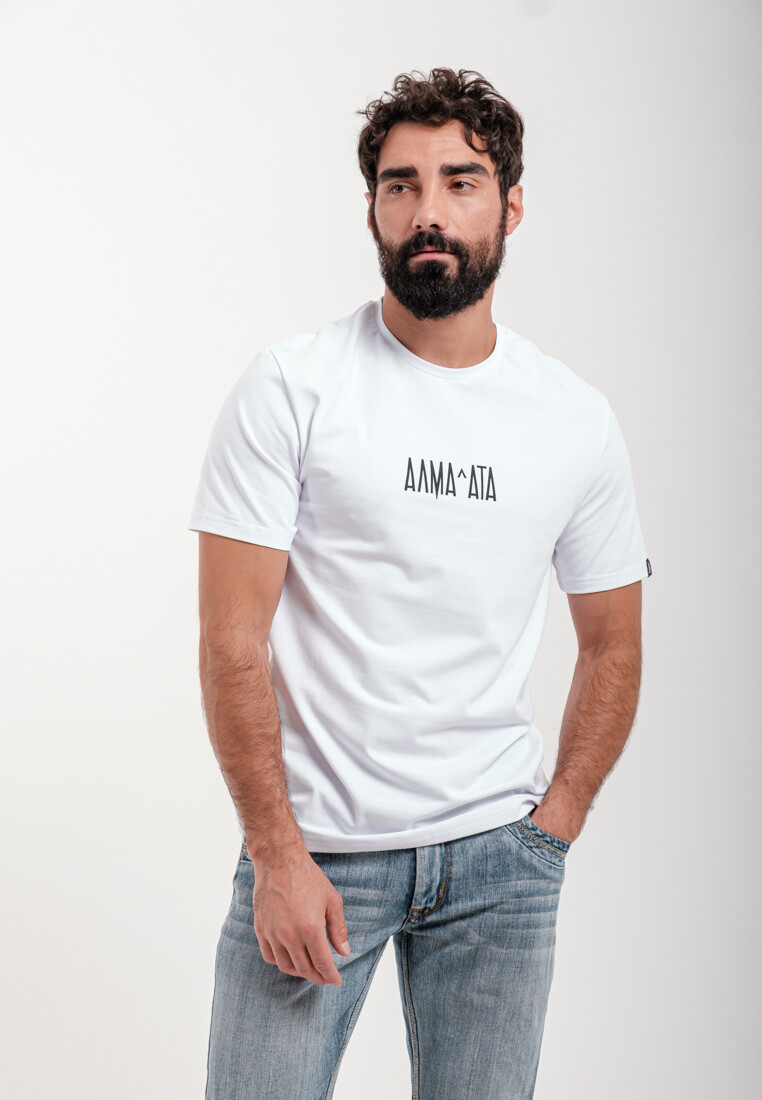 Футболка ALMA^ATA RETRO WHITE