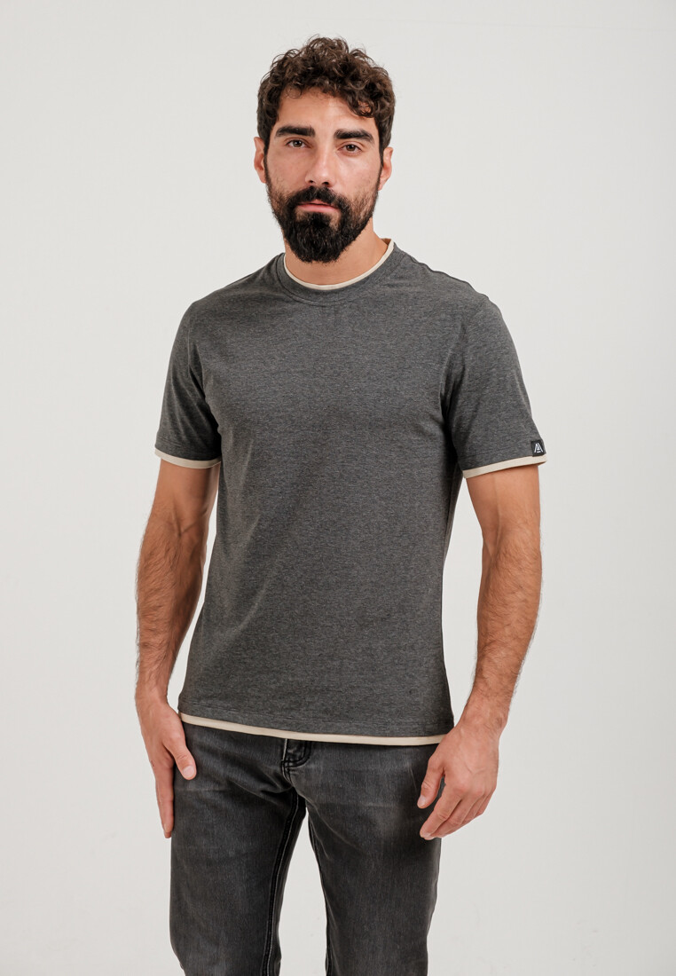Футболка NO LOGO DARK GREY