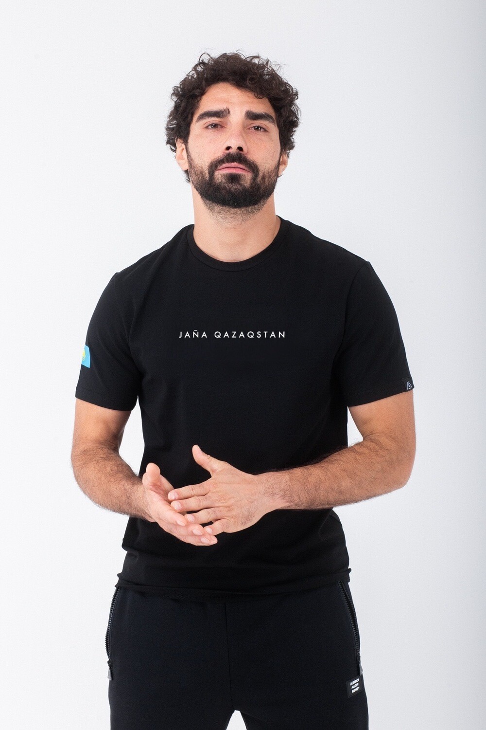 Футболка JANA QAZAQSTAN BLACK