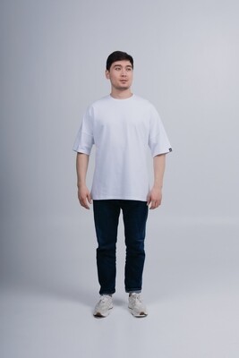 Футболка NO LOGO OVERSIZE WHITE