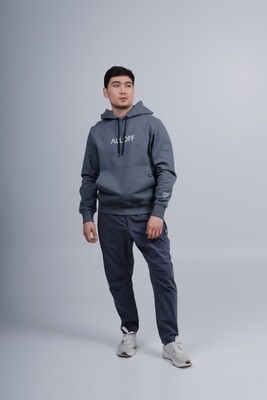 Худи на манжете ALLOFF GREY