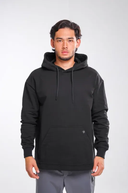 ХУДИ БЕЗ МАНЖЕТА NO LOGO BLACK