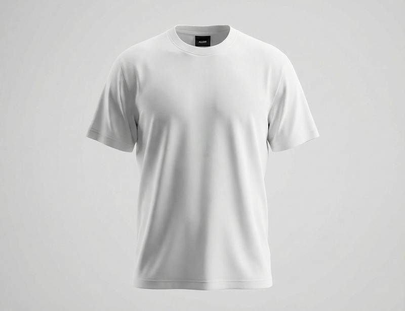 ФУТБОЛКА NO LOGO WHITE RELAXED FIT ФУТБОЛКА NO LOGO WHITE RELAXED FIT