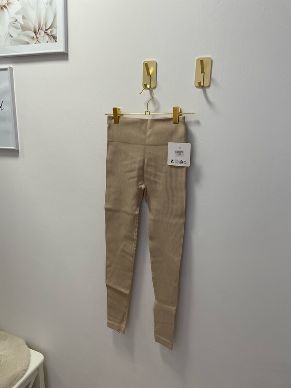 Gerippte leggings