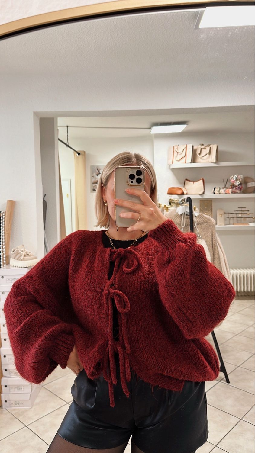 Schleifen Cardigan