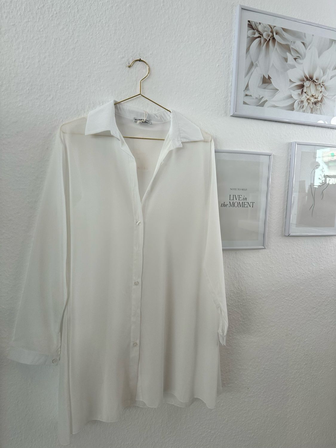 Transparente Bluse