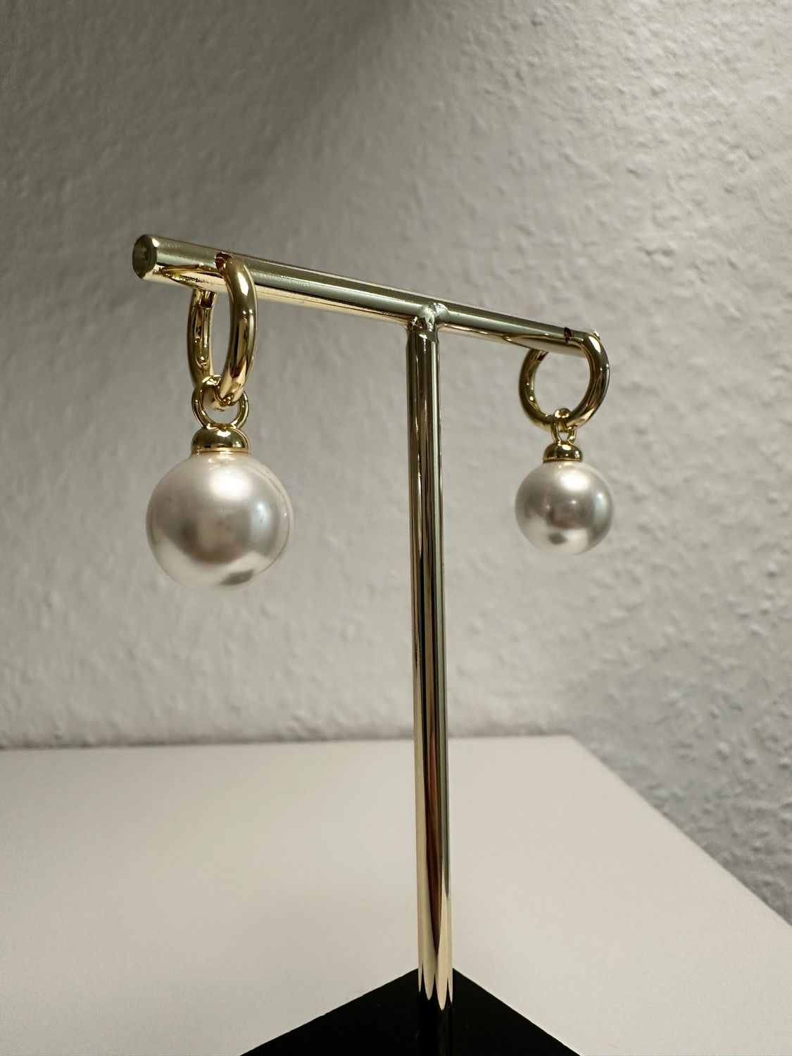 Perlen Ohrringe 2 in 1