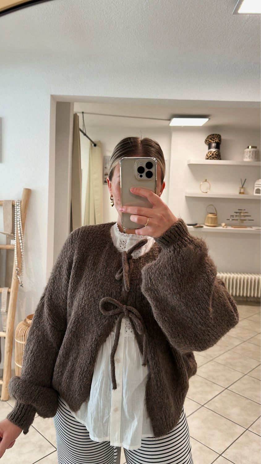 Schleifen Cardigan