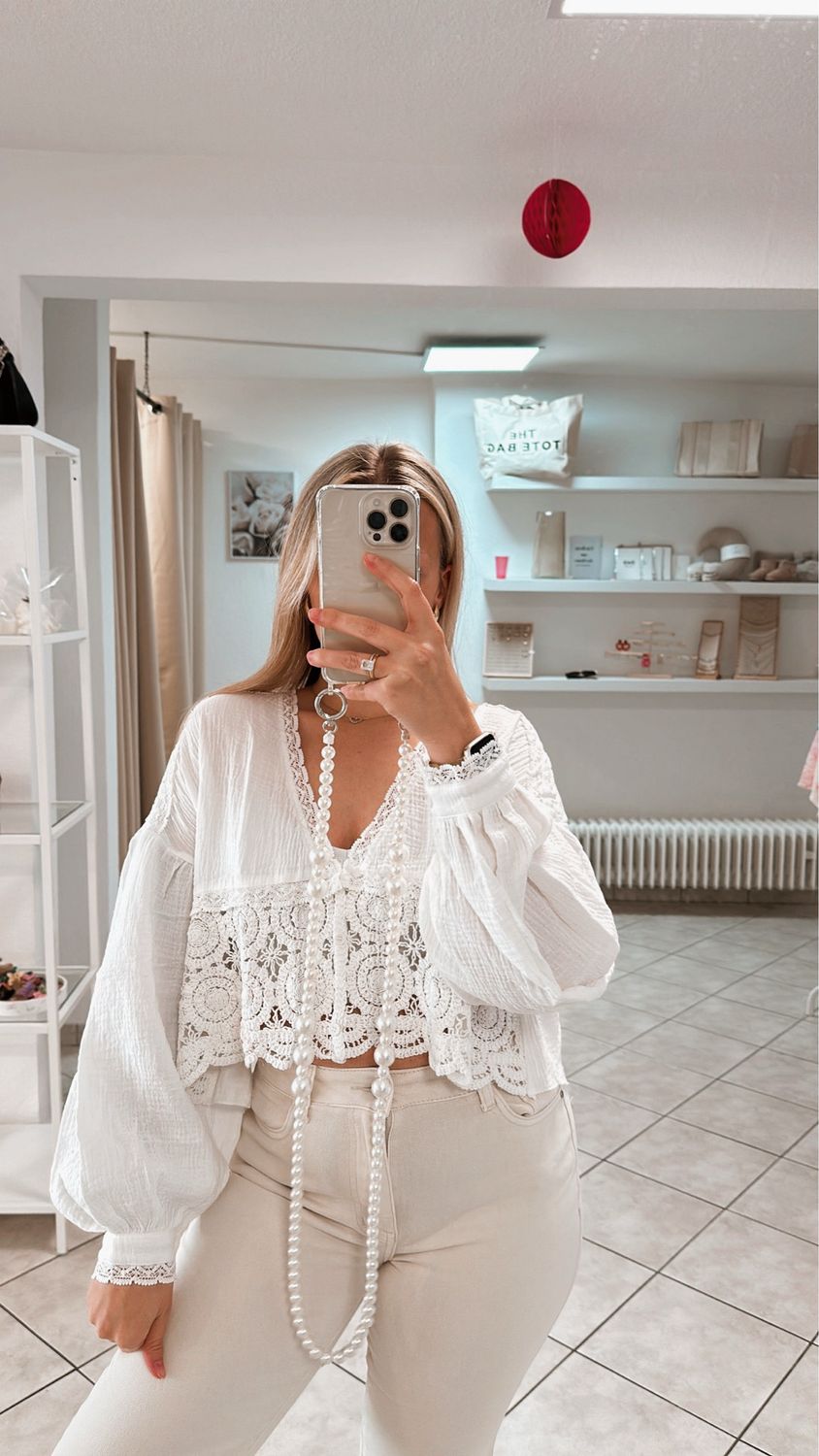Musselin Bluse