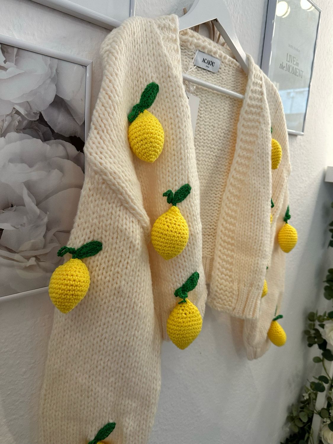 Zitronen Cardigan
