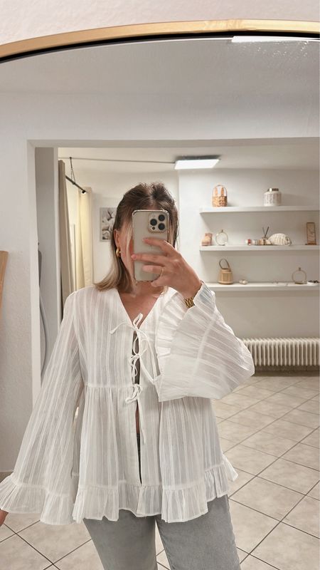 Bluse zum schnüren