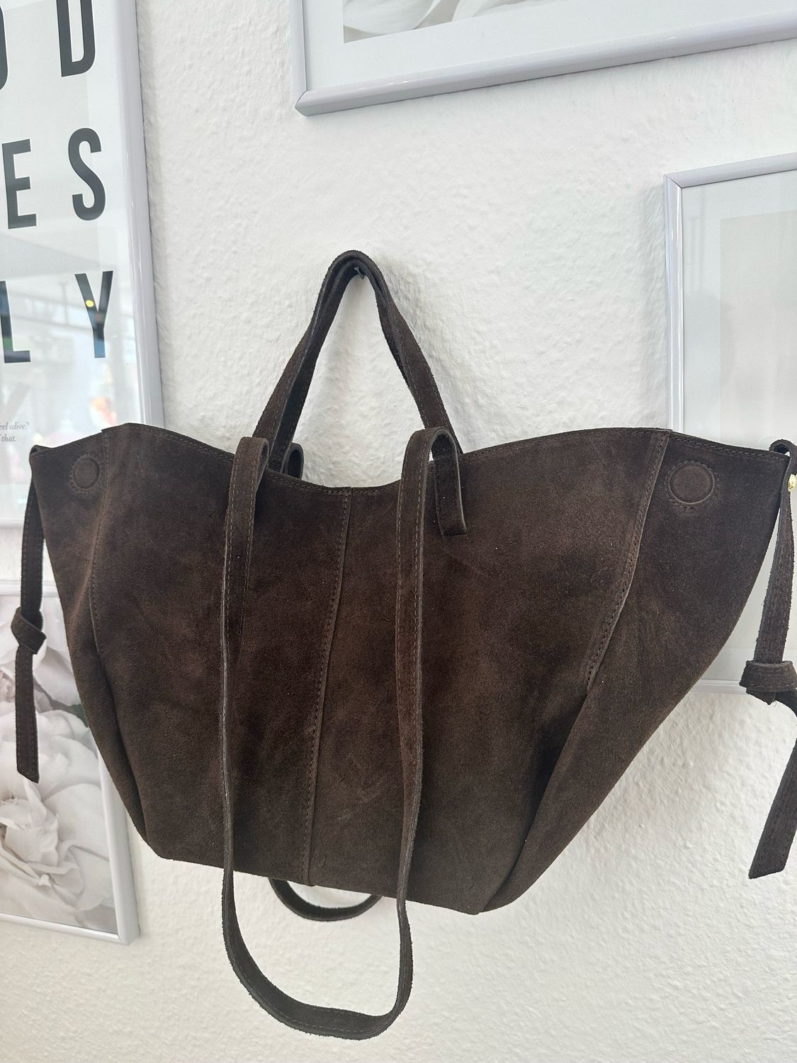 Wildleder Tasche