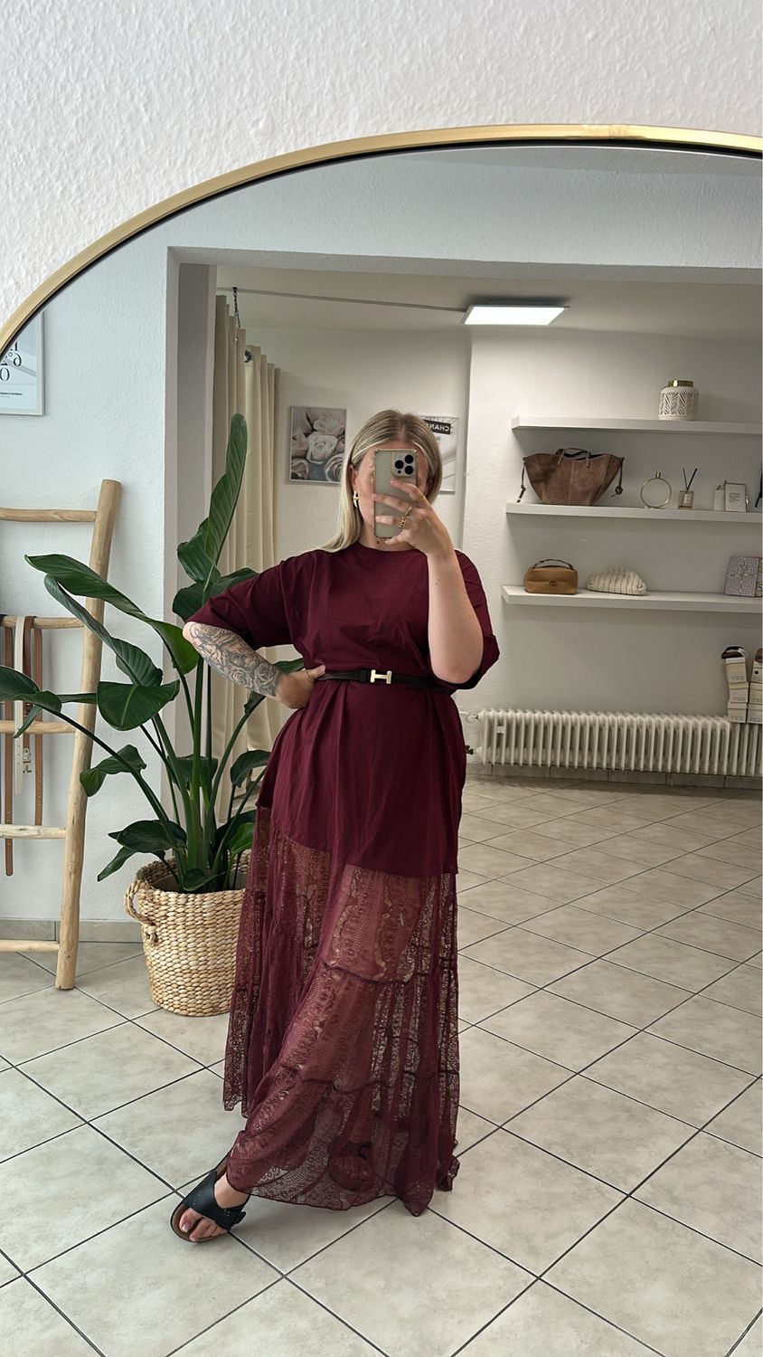 Spitzen Kleid