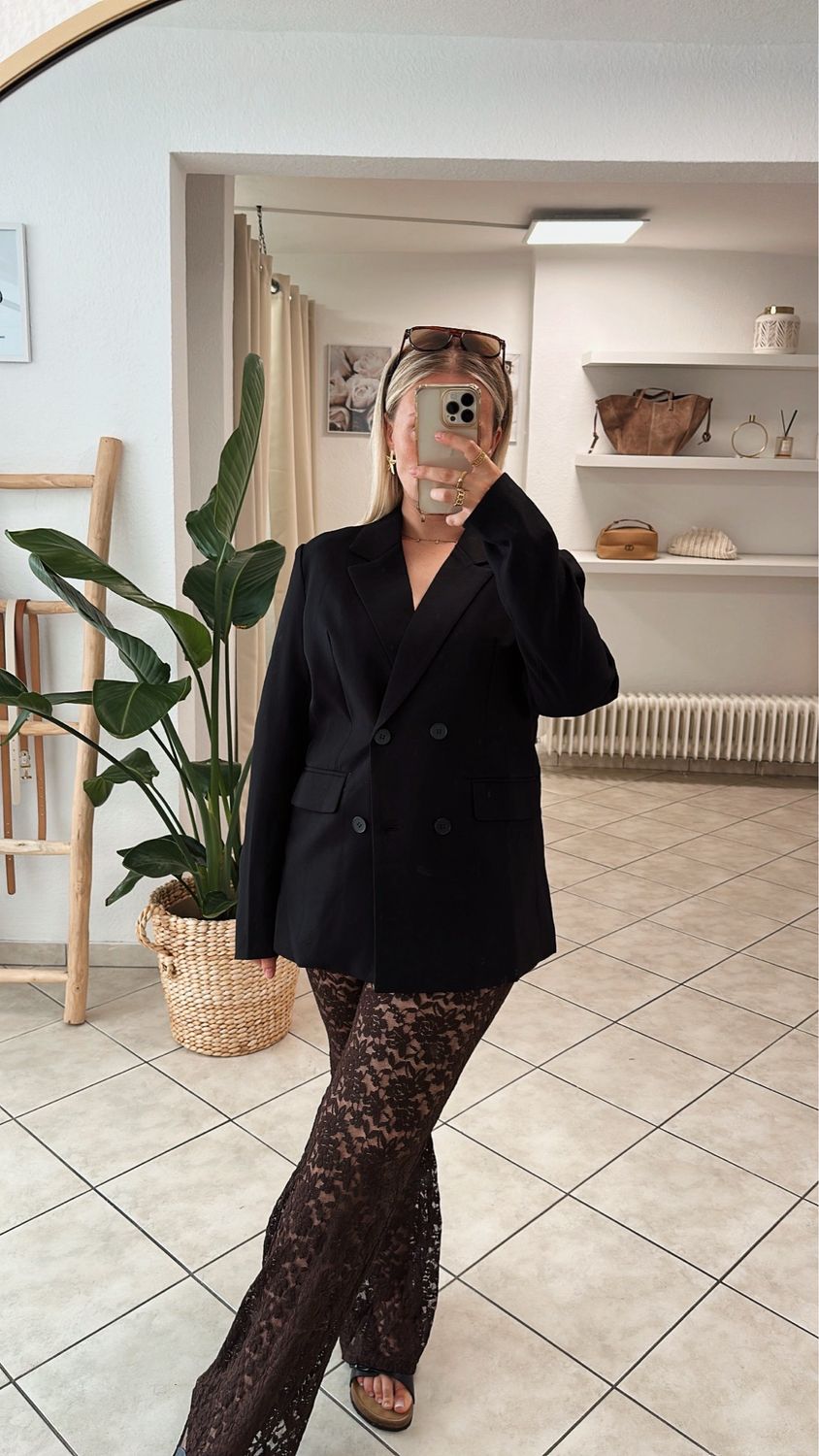 Braune spitzen Hose