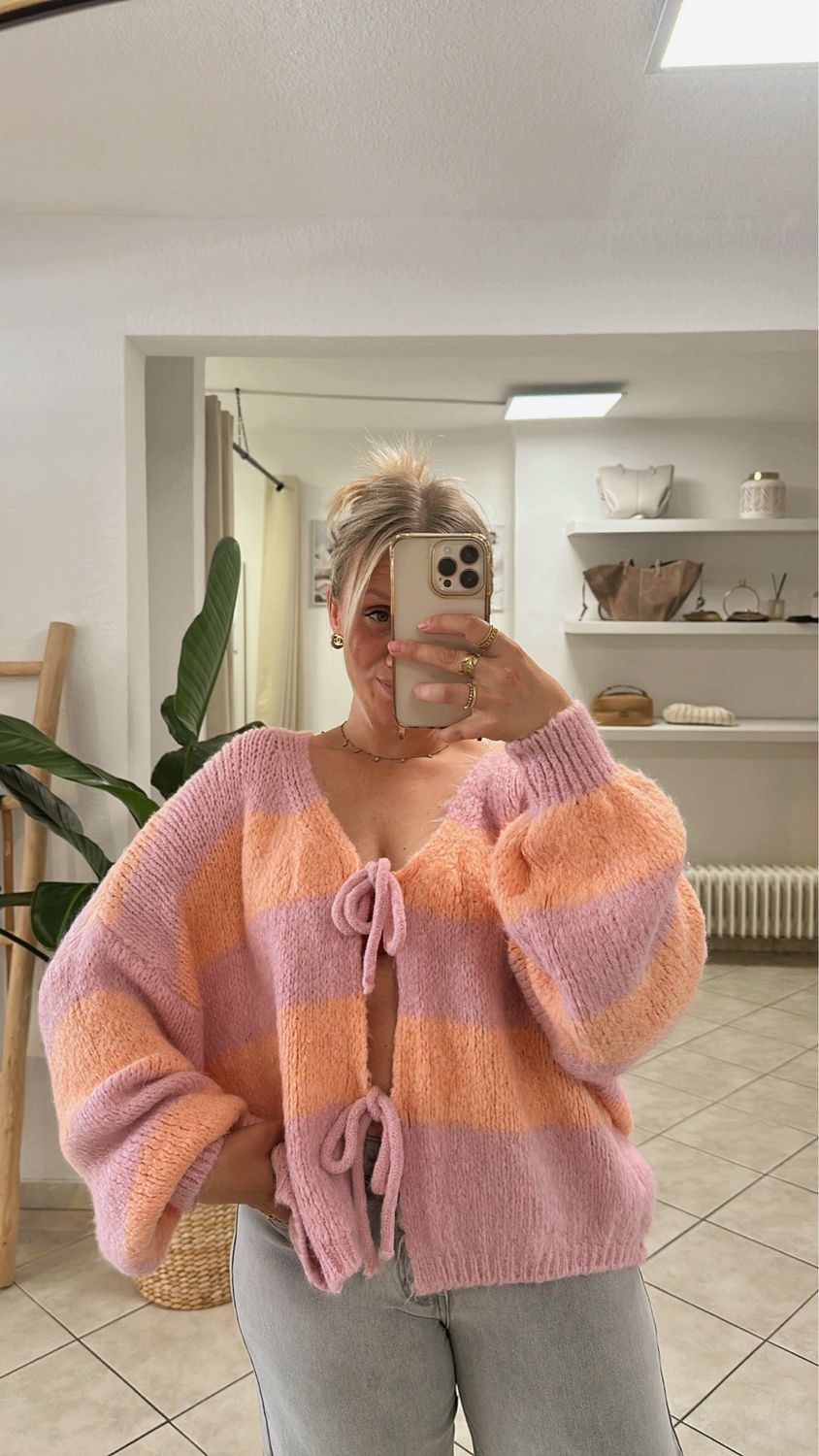 Schleifen Cardigan