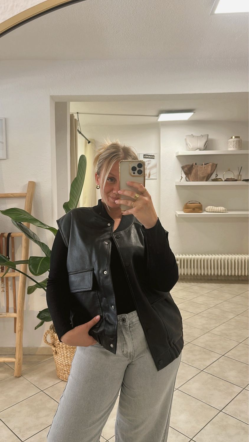Kunst Leder Weste