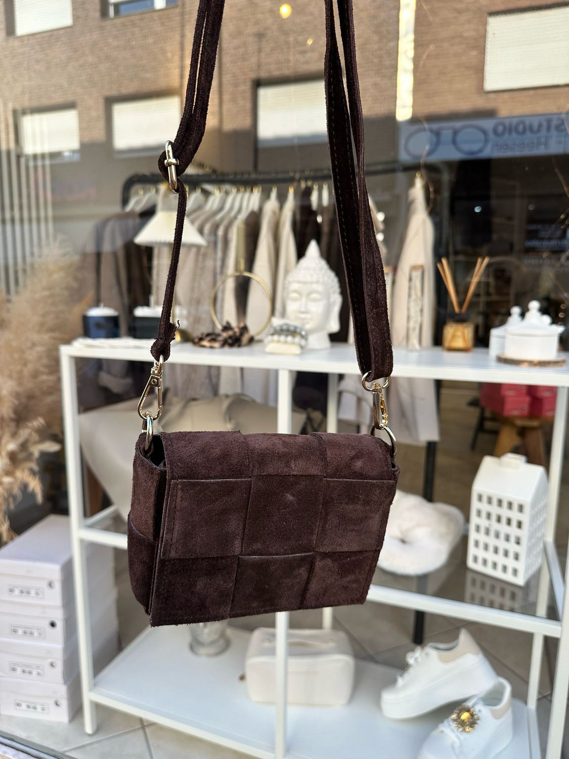 Kleine Wildleder Tasche