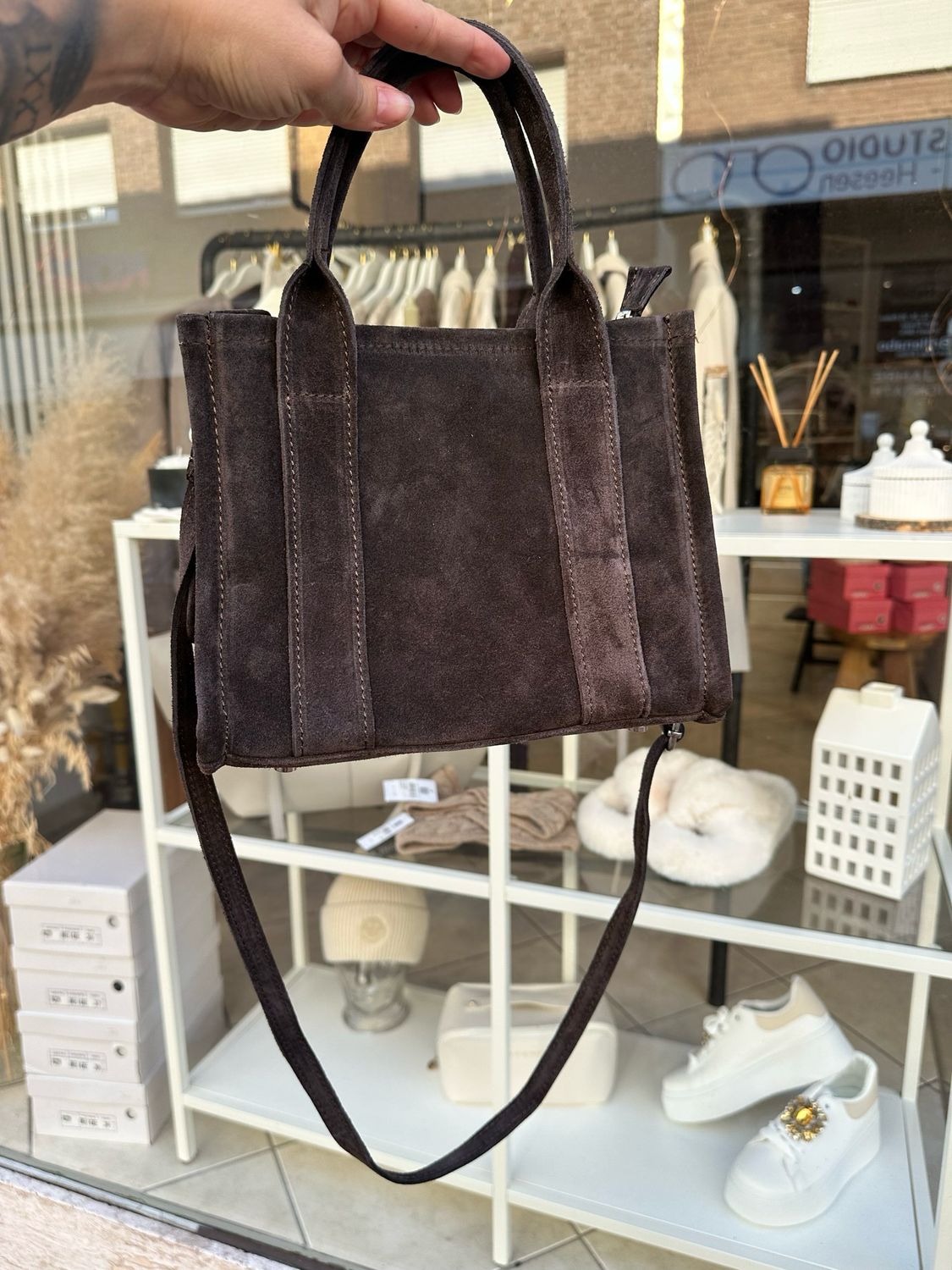 Small Wildleder Tasche