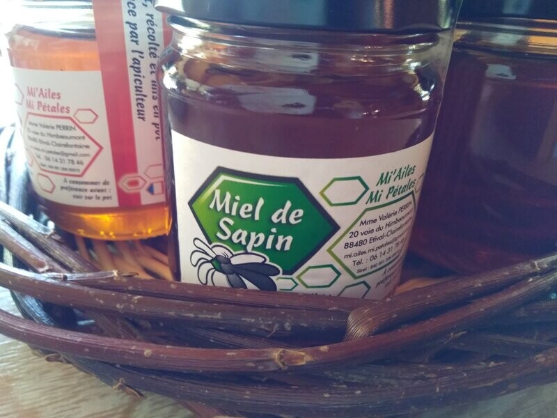 Lot découverte en 5 x 250 g avec plateau de présentation en vannerie artisanale Vosgienne