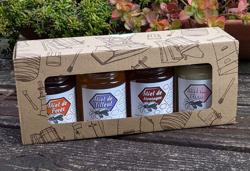 Coffret cadeau 4 x 125g