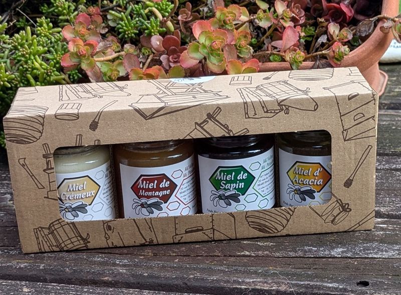 Coffret cadeau 4 x 125g