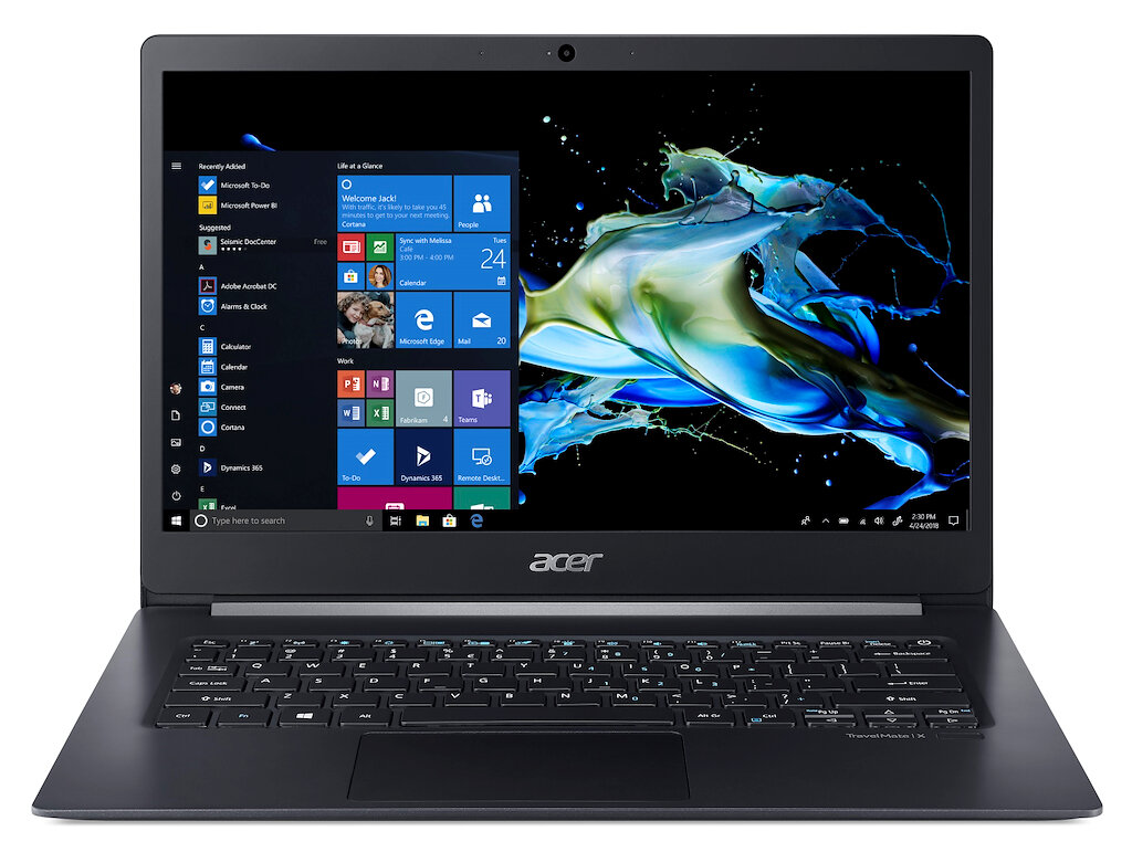ACER NB TMX514-51T-722A i7-8565U 14 TOUCH 8GB 256GB SSD WIN 10 PRO