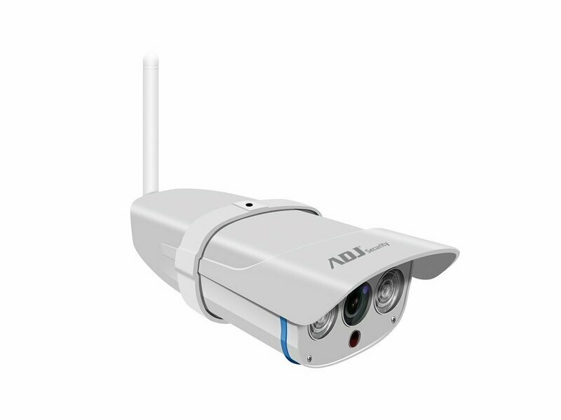 ADJ TELECAMERA IP WI-FI DA ESTERNO 1MPX, VISIONE NOTTURNA 15MT, IP67, BIANCO, APP DEDICATA
