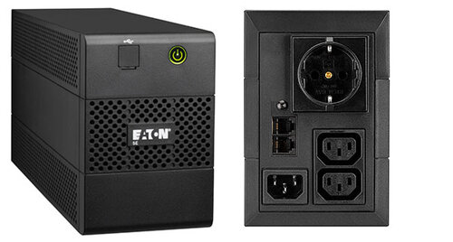 EATON UPS 650VA 360 WATT 1XUSB 1XSCHUKO 2XIEC