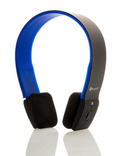 ITEK CUFFIE STEREO BLUETOOTH 4.0 CON MICROFONO - NERO BLU