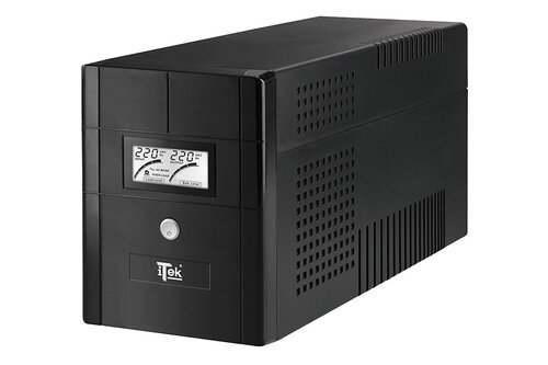 ITEK UPS PROPOWER 2000 - 1000VA/1400W, LINE INTER. SINWAVE, 2BATT, LCD, 4XSCHUKO, AVR, RS232, USB, RJ45