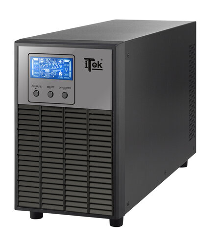 ITEK UPS WINPOWER 2000 - 2000VA/1600W, ON LINE, 4 BATT, LCD, 3XSHUCKO, AVR, RS232, USB