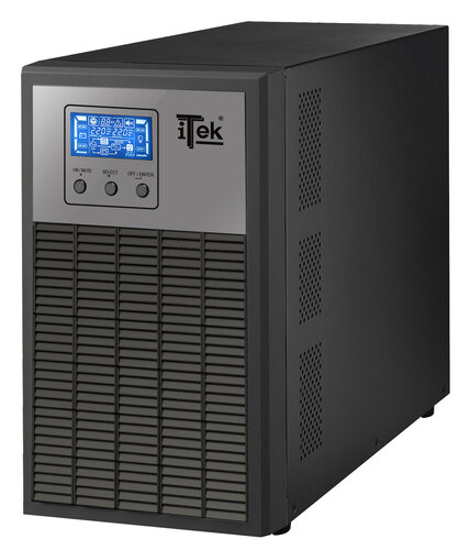 ITEK UPS WINPOWER 3000 - 3000VA/2400W, ON LINE, 6 BATT, LCD, 4XSHUCKO, AVR, RS232, USB. T BLOCK