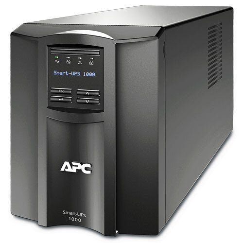 APC SMT1000I SMART-UPS 1000VA LCD 230V. APC SMART-UPS, 670WATTS/1000VA INGRESSO 230V/USCITA 230V INTERFACE PORT DB-9 RS-232 SMARTSLOT, USB