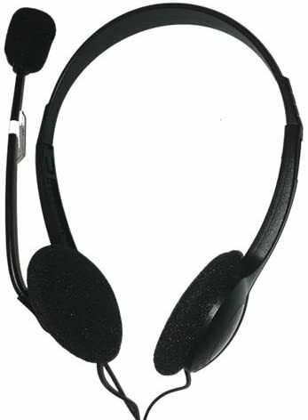 ENCORE CUFFIE CON MICROFONO JACK 3.5MM, LUNGHEZZA CAVO 1.8M
