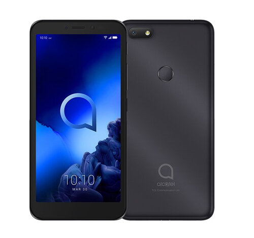 ALCATEL SMARTPHONE DUAL SIM 1V 5,5 4G 16GB MICROSD 128GB ANDROID PIE GO EDITION ANTHRACITE BLACK