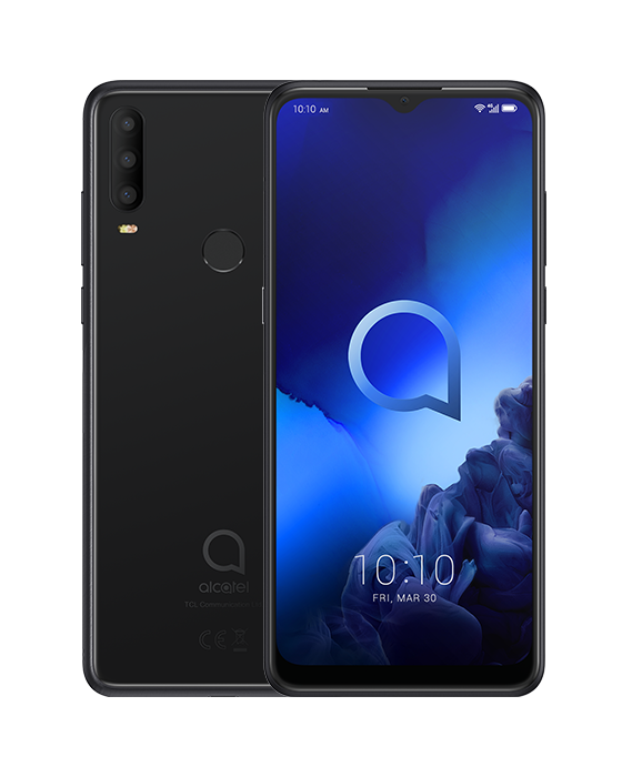 ALCATEL SMARTPHONE 3X 2019 DUAL SIM 6,52 ANDROID 9 PIE 6GB 128GB MICROSD 128GB JEWERLY BLACK