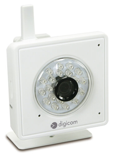 DIGICOM IP CAMERA HD 1MPX WIRELESS USO INTERNO SENSORE IR RISOLUZIONE 1280X720 1 PORTA LAN 10/100 SLOT PER SD CARD