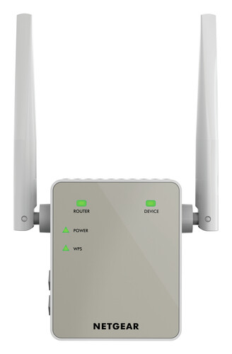 NETGEAR WIFI RANGE EXTENDER ACCESS POINT AC1200 INSTALLAZIONE DIRETTA SU PRESA ELETTRICA 1 PORTA GIGALAN DOPPIA ANTENNA ESTERNA