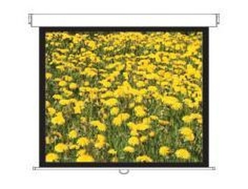 OPTOMA TELO VIDEOPROIETTORE MANUALE MATTE WHITE, SQUARE CASING WITH SPEED CONTROL 4:3