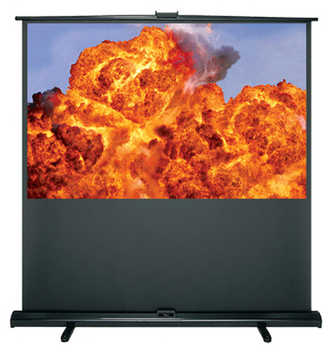 OPTOMA TELO VIDEOPROIETTORE DA PAVIMENTO MATTE WHITE, MANUAL PULL UP 16:10