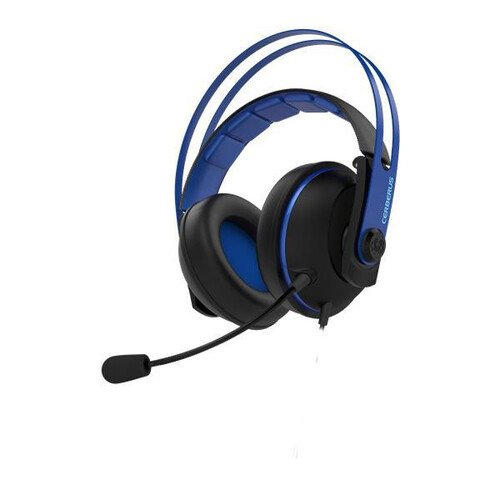 ASUS CUFFIE GAMING CERBERUS V2, DOPPIO MICROFONO, JACK 3,5MM, FASCIA IN ACCIAIO INOX, CUSCINI AURICOLARI, COMPATIBILE CON MOBILE/PC/MAC/CONSOLE, COLORE BLU ASUS CUFFIE GAMING CERBERUS V2, DOPPIO MICROFONO, JACK 3,5MM, FASCIA IN ACCIAIO INOX, CUSCINI AURICOLARI, COMPATIBILE CON MOBILE/PC/MAC/CONSOLE, COLORE BLU