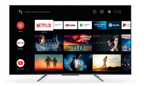 TCL TV 55 4K QLED ULTRA SOTTILE CON HDR PREMIUM NERO