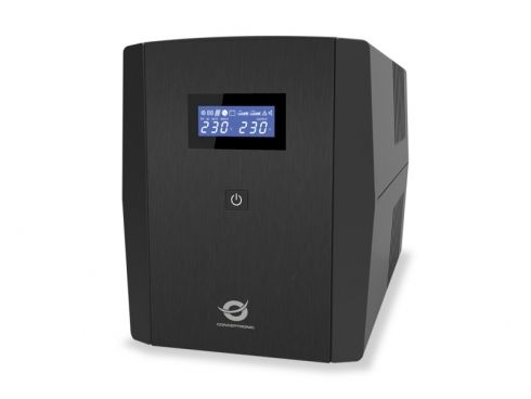 CONCEPTRONIC UPS BACKUP SYSTEM 1200VA 720W, BUILT-IN AVR, AC AUTO RESTART, DC START, PROTEZIONE MODEM/LAN, 1xUSB, CAPACITA BATTERIA 24V/2xMS7-12B, 6xIEC EU SOCKET CONCEPTRONIC UPS BACKUP SYSTEM 1200VA 720W, BUILT-IN AVR, AC AUTO RESTART, DC START, PROTEZIONE MODEM/LAN, 1xUSB, CAPACITA BATTERIA 24V/2xMS7-12B, 6xIEC EU SOCKET