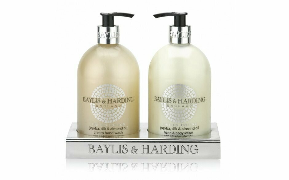 Baylis and Harding Jojoba, silk and almond oil.Hand and body lotion and