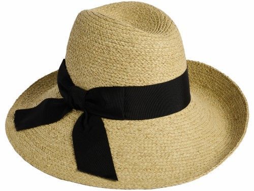 Belle Failsworth Straw Hat with Black Trim