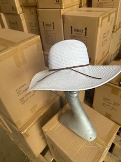 Failsworth CAPRI large Down Brim Hat WHITE
