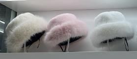 Fluffy faux fur hat