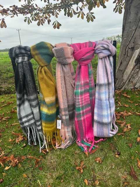 Tartan Design Blanket Scarf