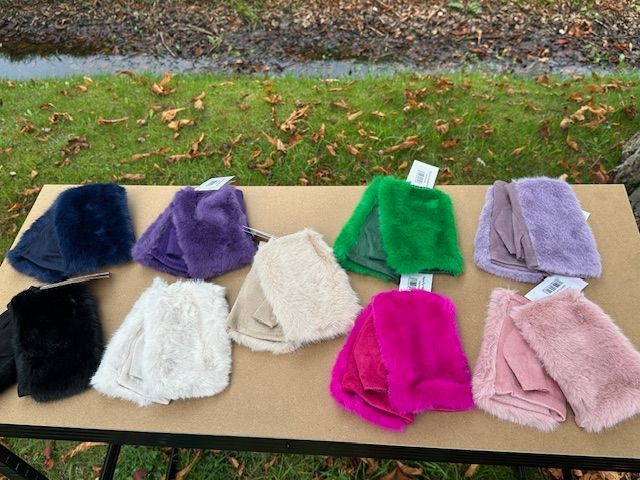 Faux Fur Fingerless Glove