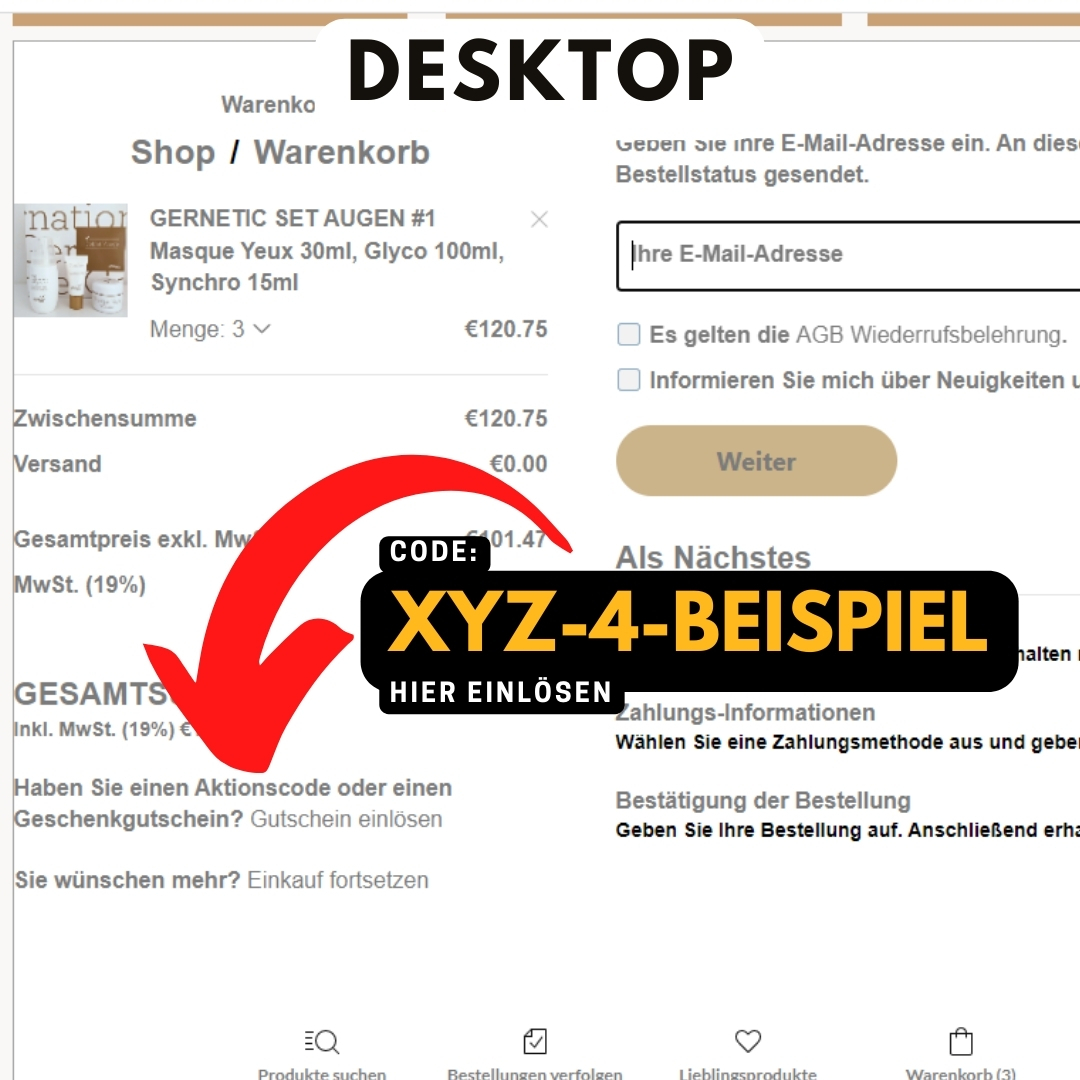 Wertgutschein ab 25€